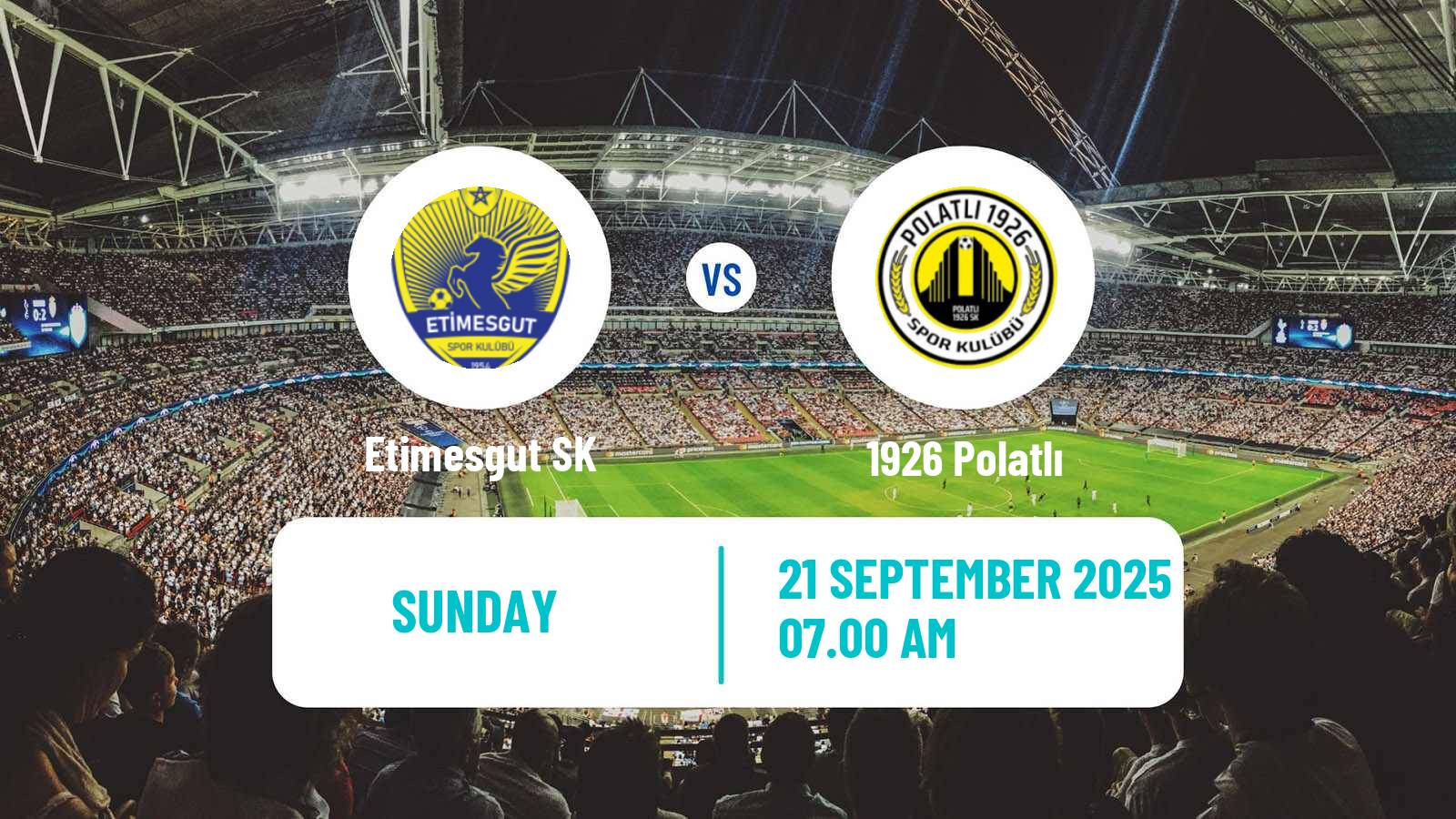 Soccer Turkish 3 Lig Group 1 Etimesgut - 1926 Polatlı