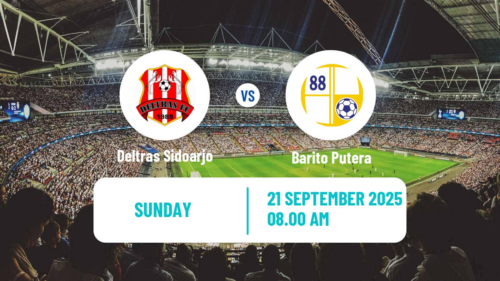 Soccer Indonesian Liga 2 Deltras Sidoarjo - Barito Putera