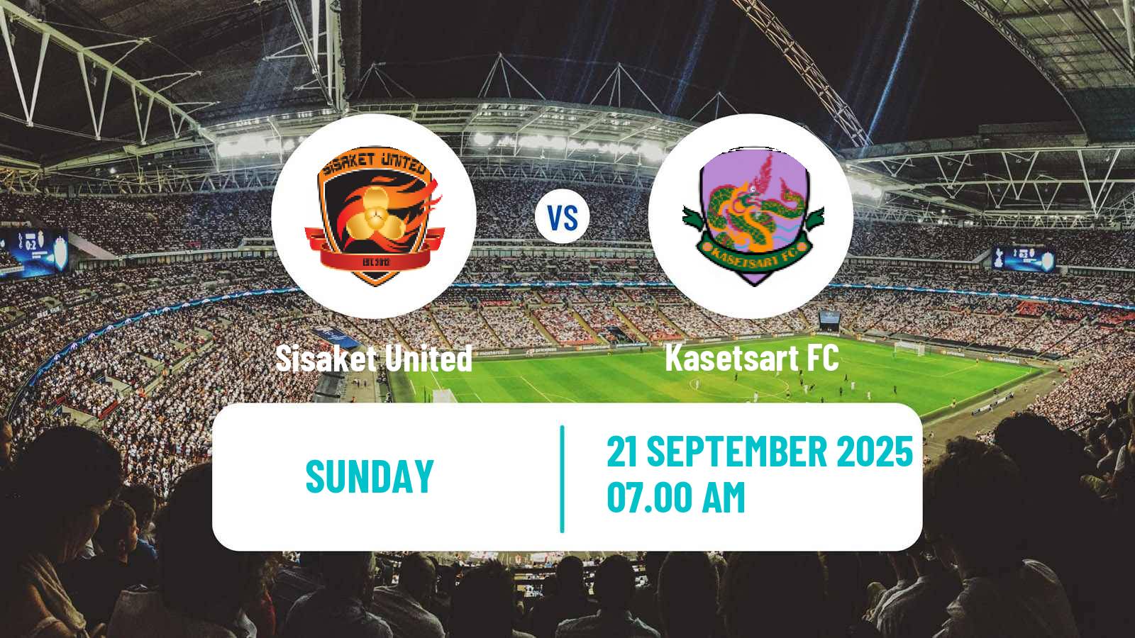 Soccer Thai League 2 Sisaket United - Kasetsart