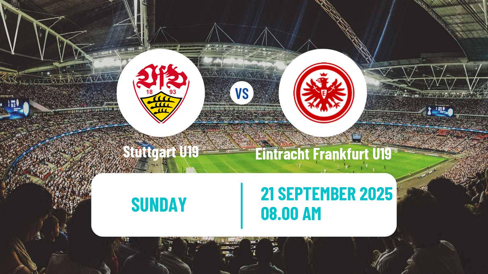 Soccer German DFB Youth League Stuttgart U19 - Eintracht Frankfurt U19