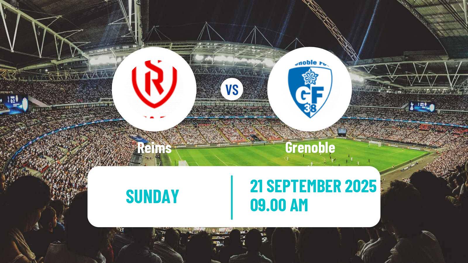 Soccer French Division 2 Women Reims - Grenoble