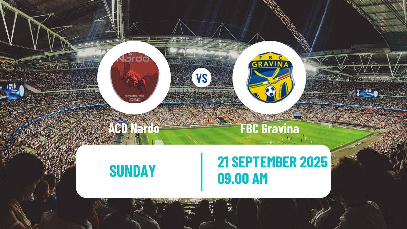 Soccer Italian Serie D - Group H Nardo - Gravina