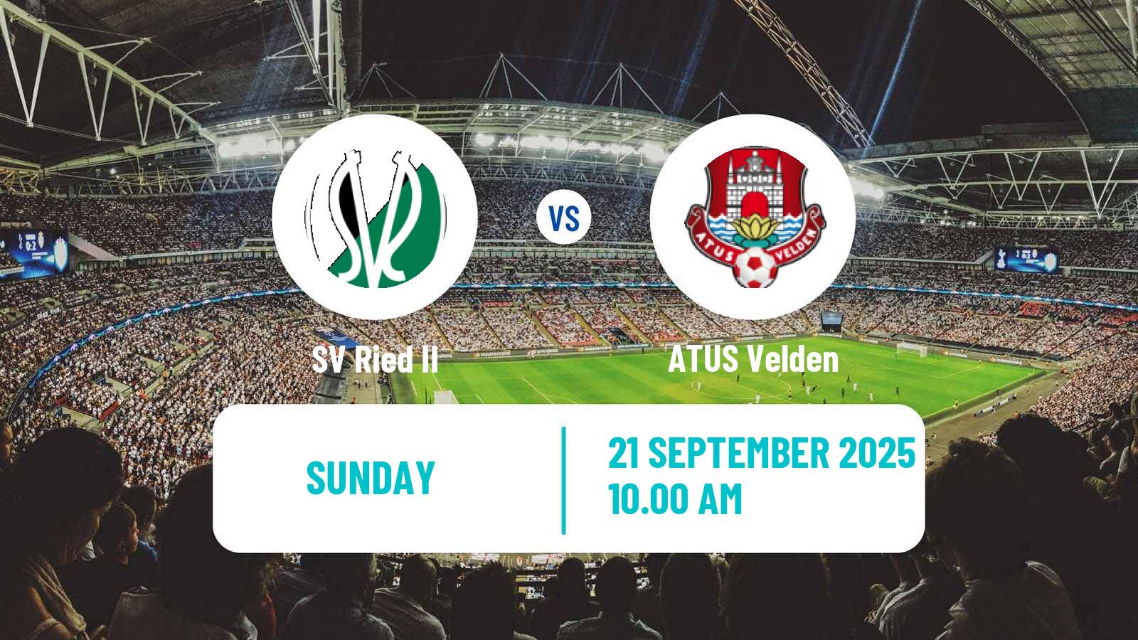 Soccer Austrian Regionalliga Central Ried II - ATUS Velden