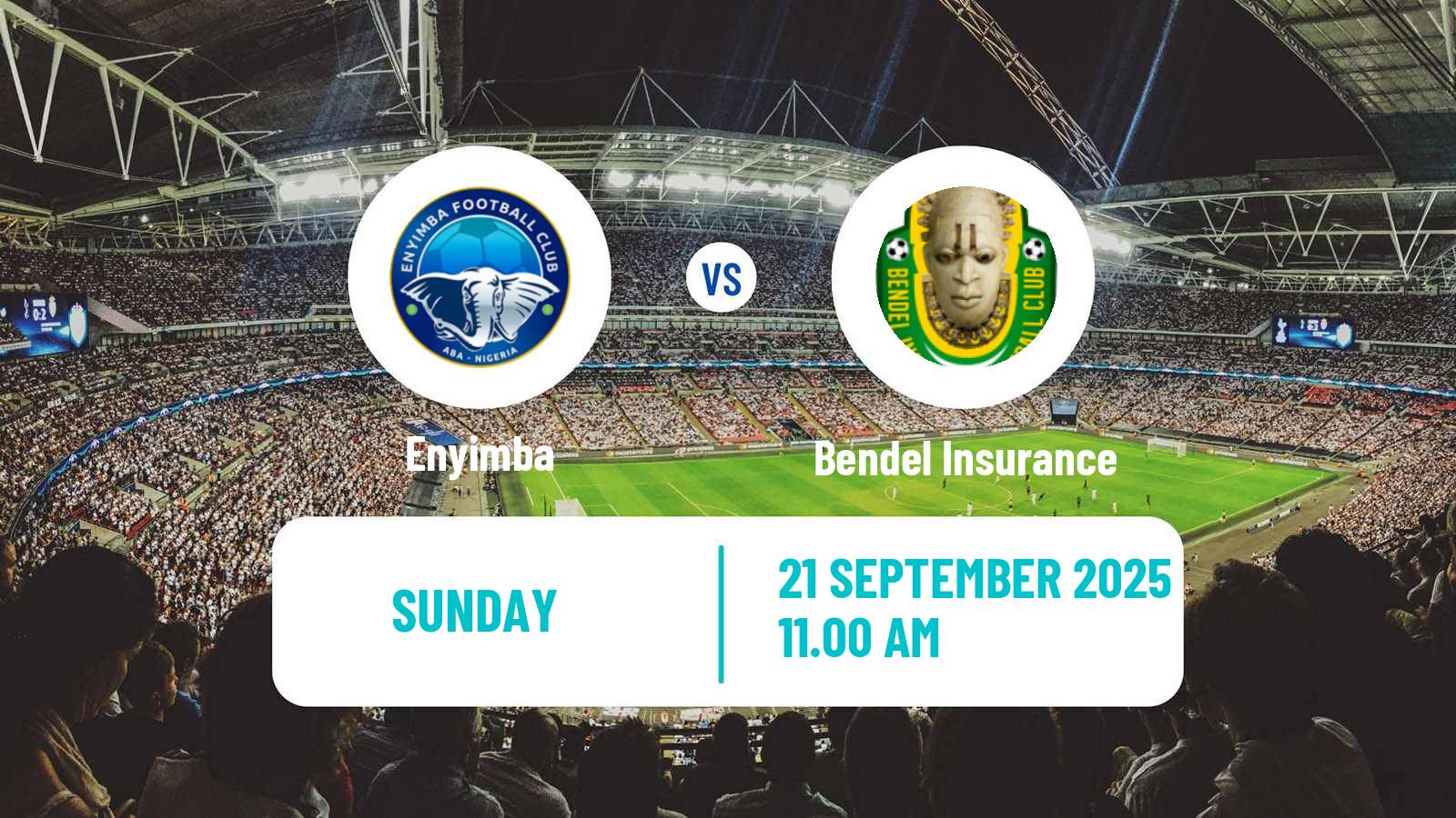 Soccer Nigerian Premier League Enyimba - Bendel Insurance