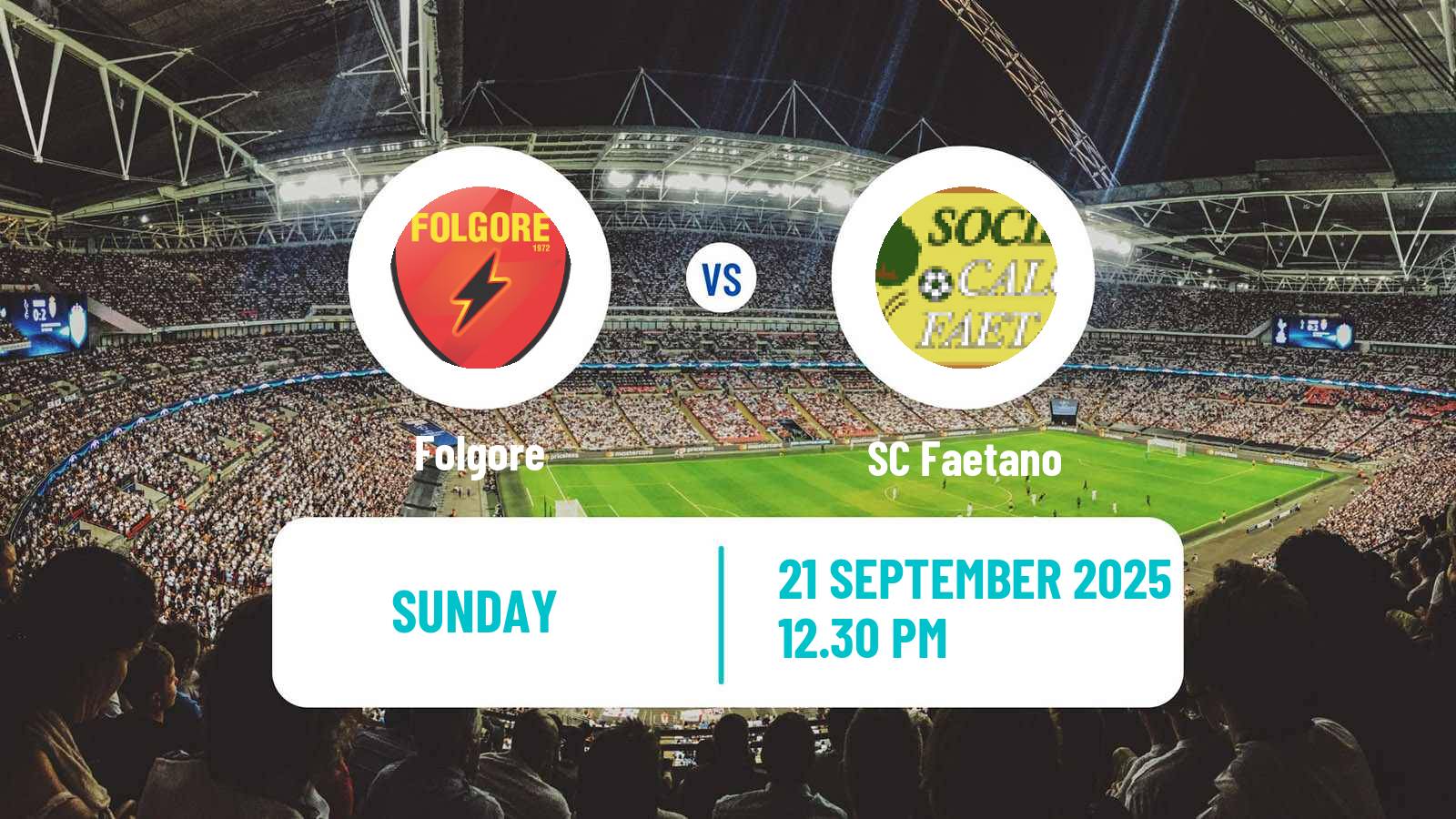 Soccer San Marino Campionato Sammarinese Folgore - Faetano