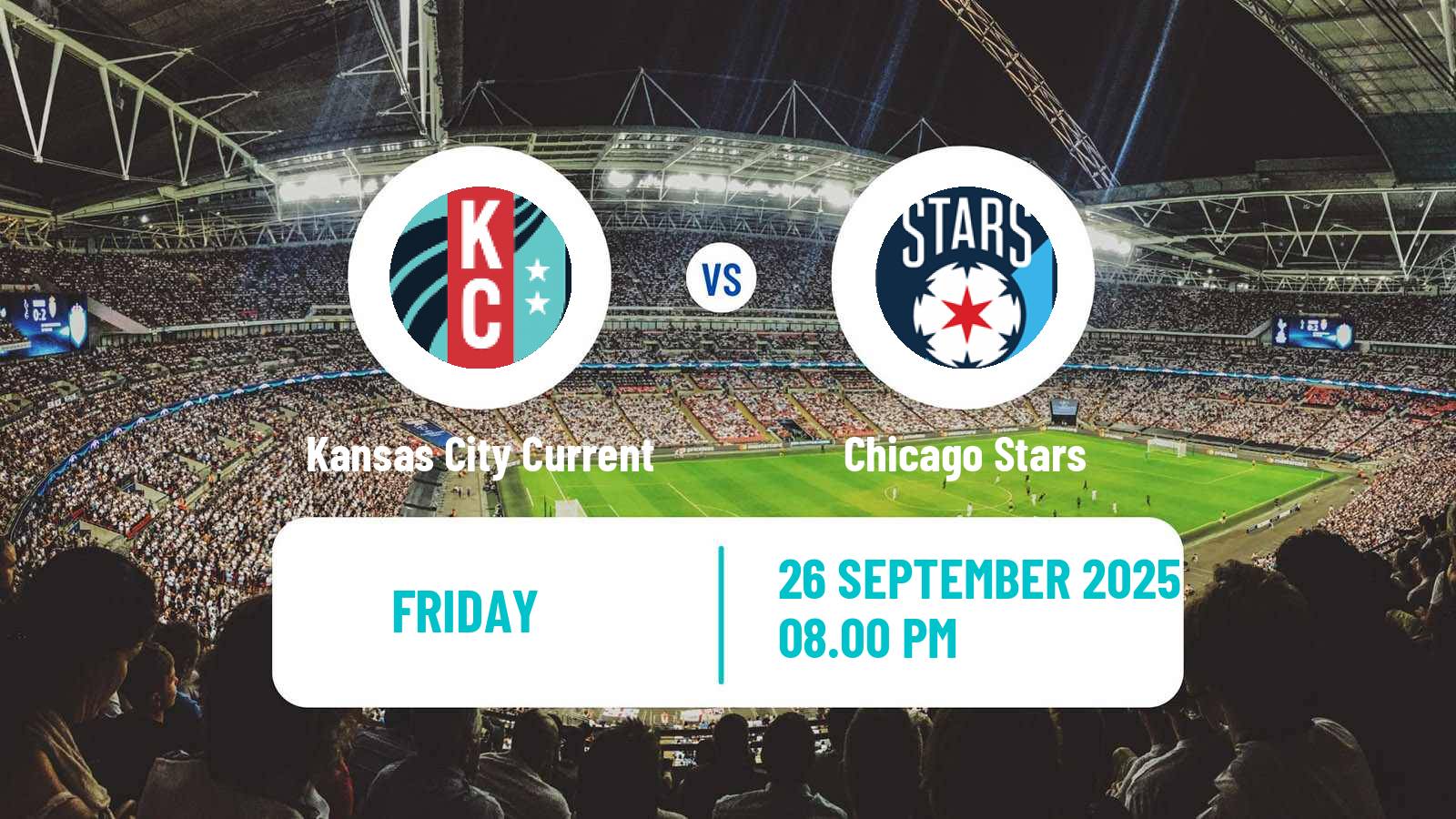 Soccer NWSL Kansas City Current - Chicago Stars