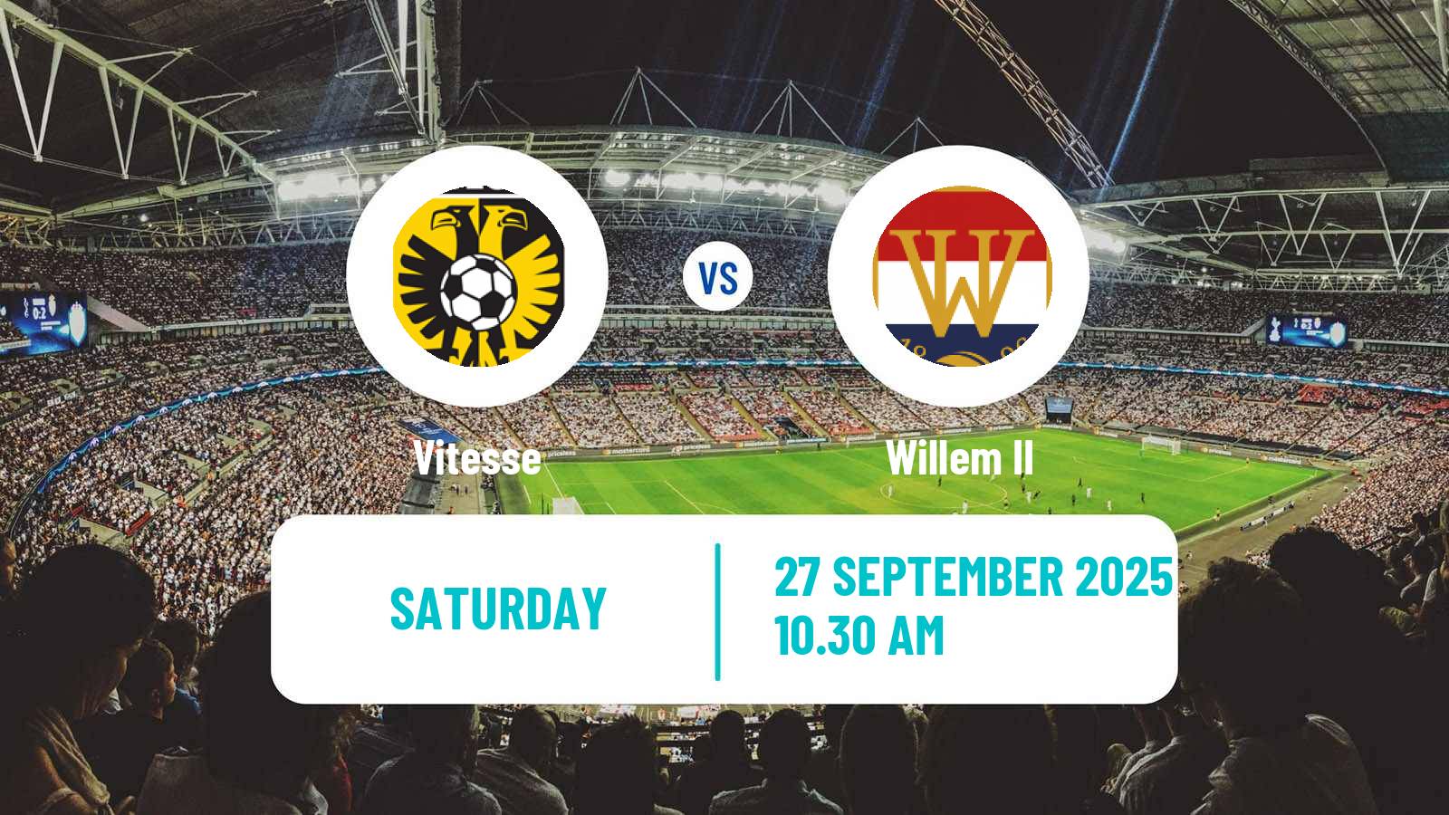 Soccer Dutch Eerste Divisie Vitesse - Willem II