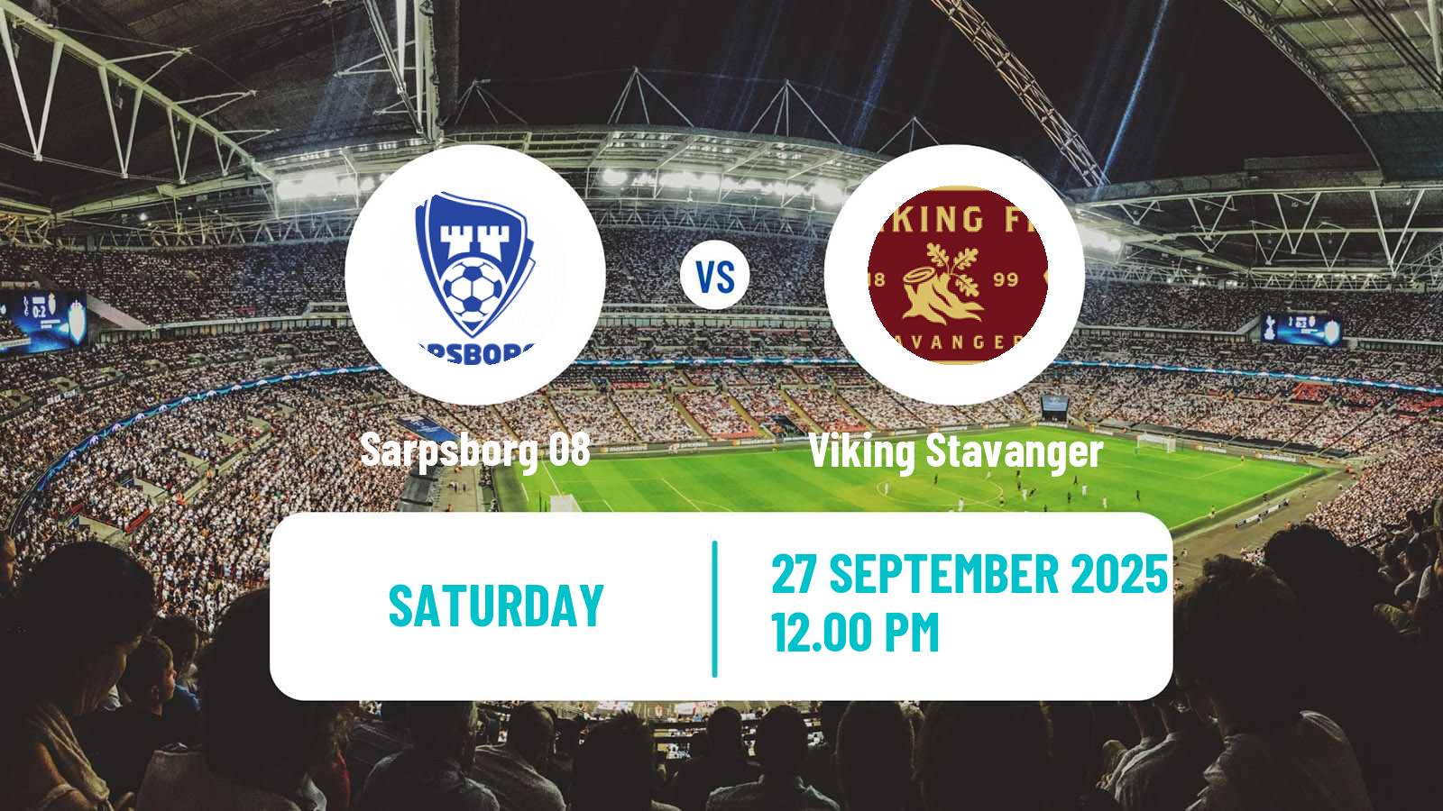 Soccer Norwegian Eliteserien Sarpsborg 08 - Viking Stavanger