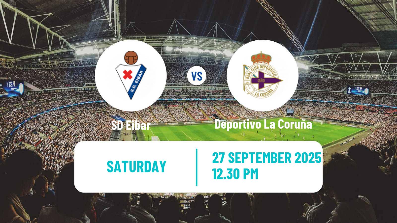 Soccer Spanish LaLiga2 Eibar - Deportivo La Coruña