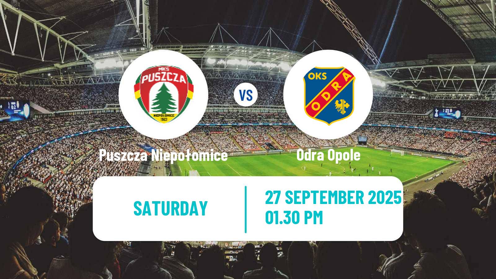 Soccer Polish Division 1 Puszcza Niepołomice - Odra Opole