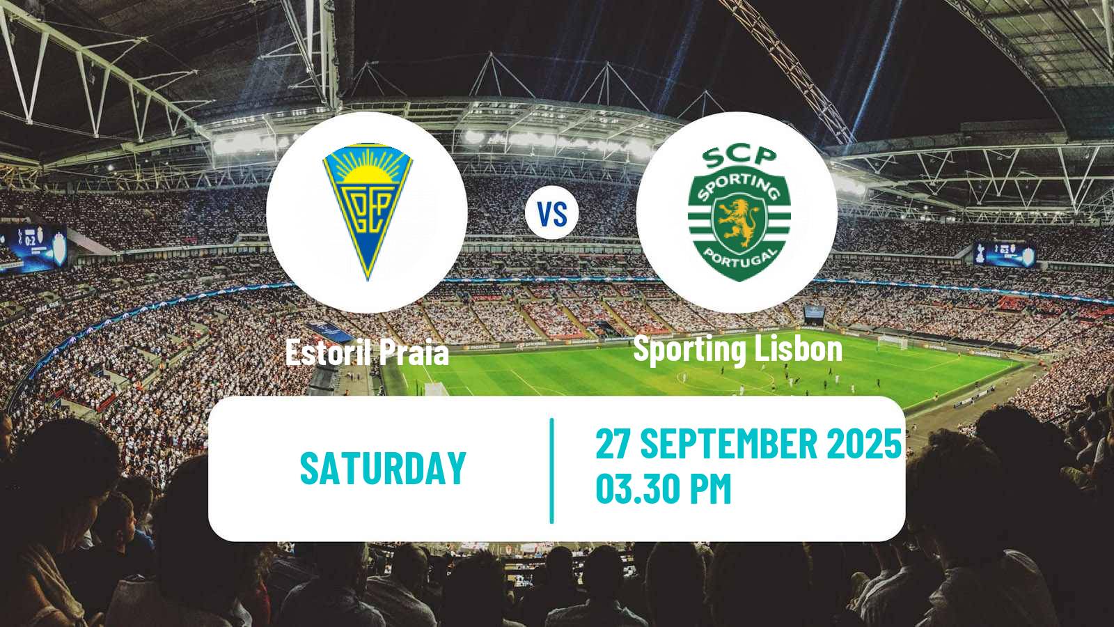 Soccer Liga Portugal Estoril Praia - Sporting Lisbon
