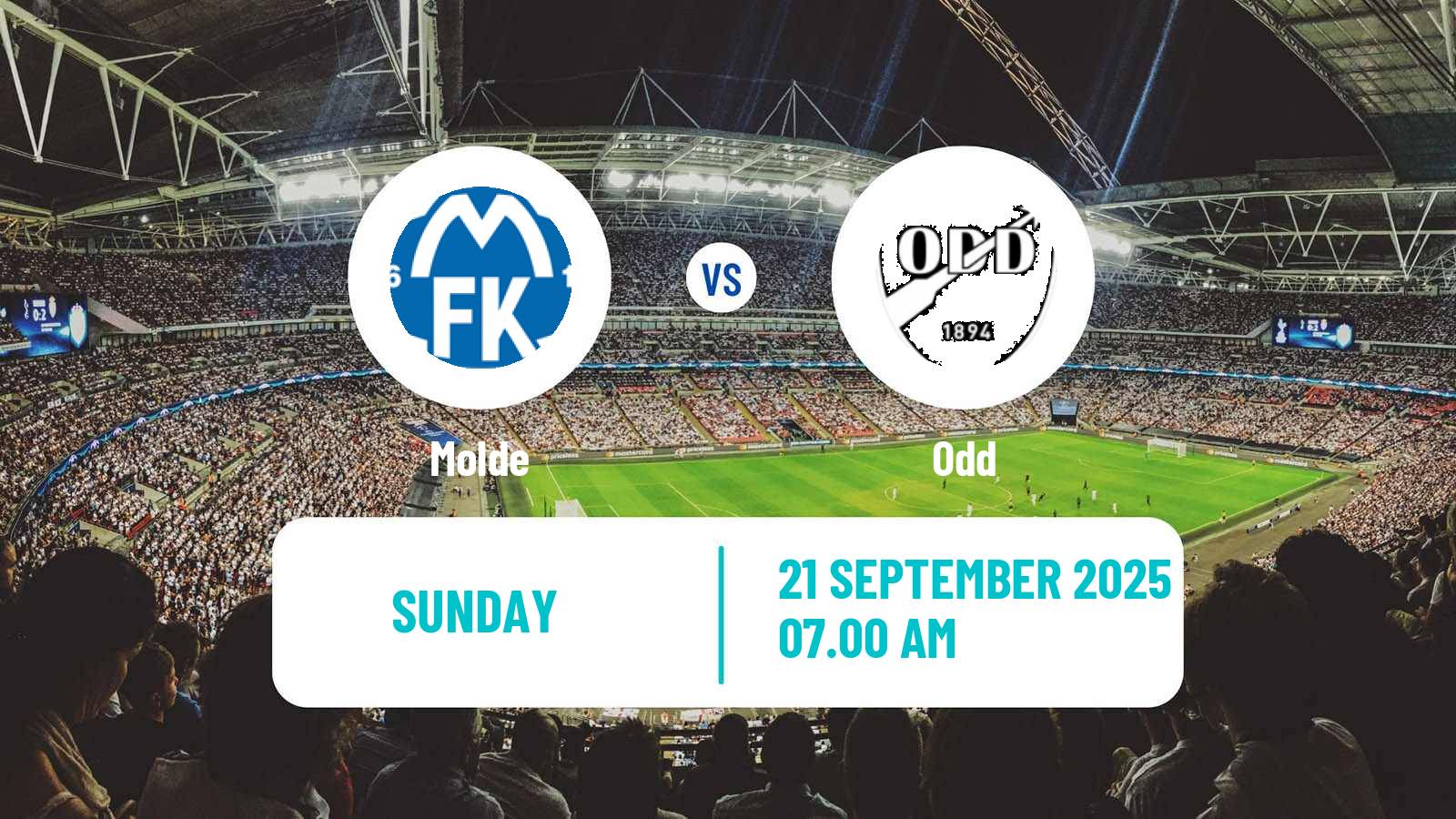 Soccer Norwegian Division 1 Women Molde - Odd