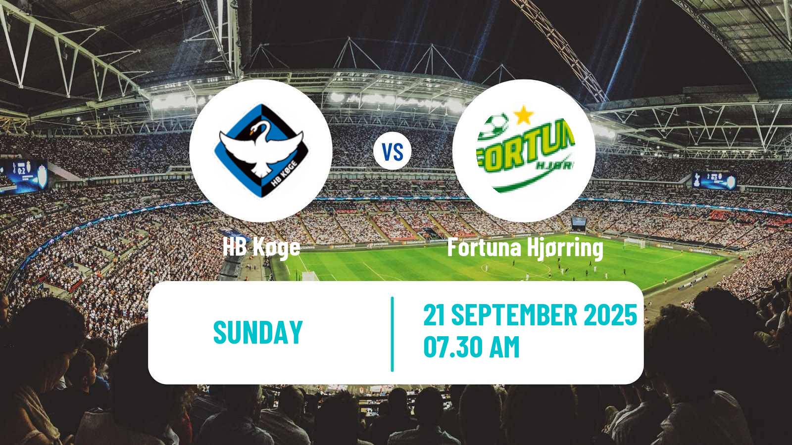 Soccer Danish Elitedivisionen Women HB Køge - Fortuna Hjørring