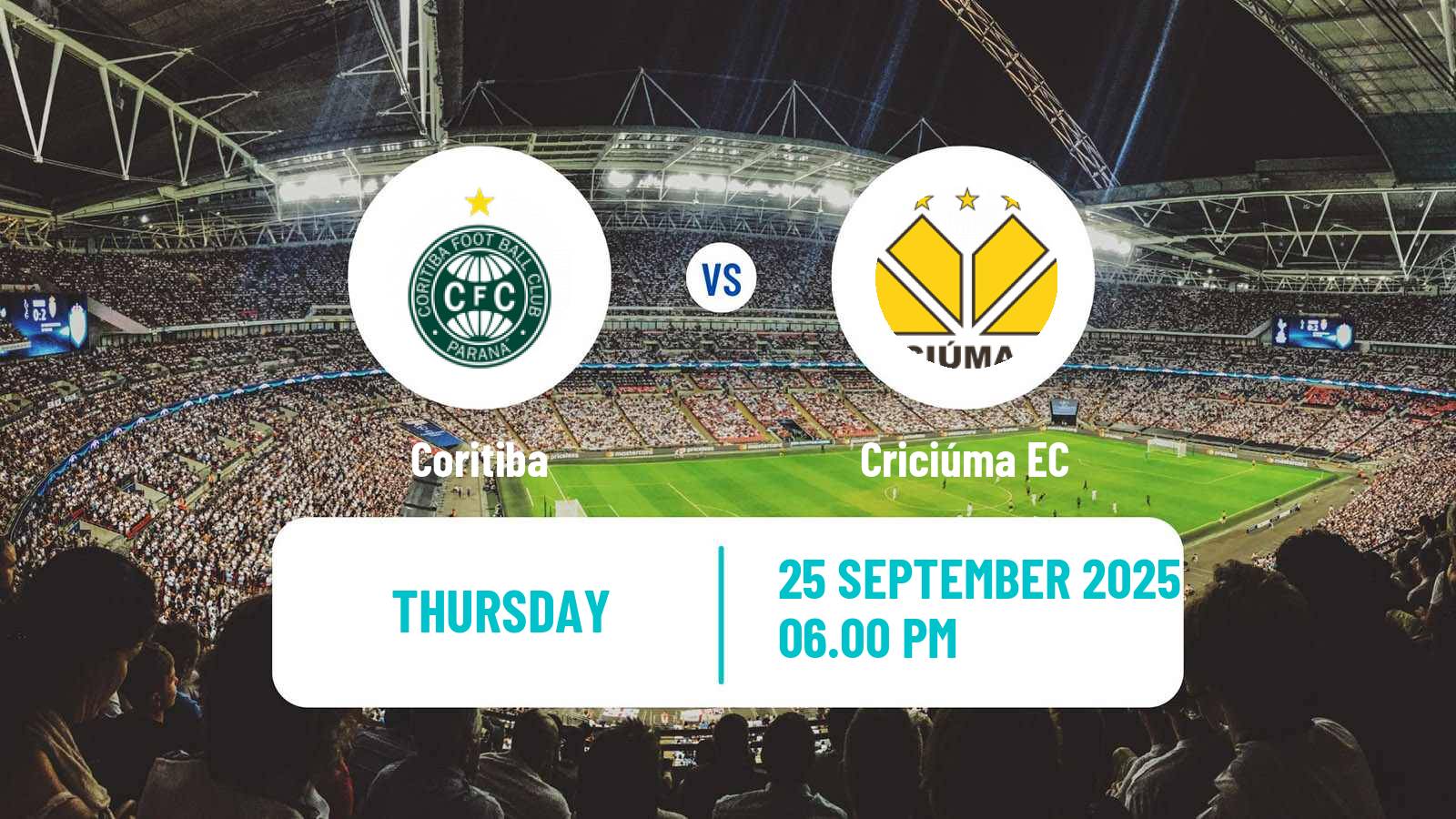 Soccer Brazilian Serie B Coritiba - Criciúma