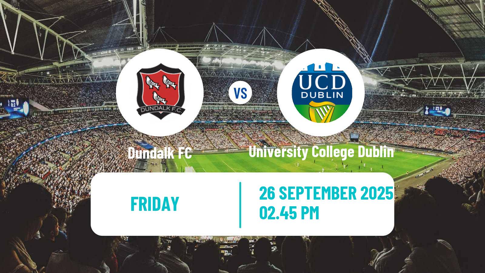 Soccer Irish Division 1 Dundalk - University College Dublin