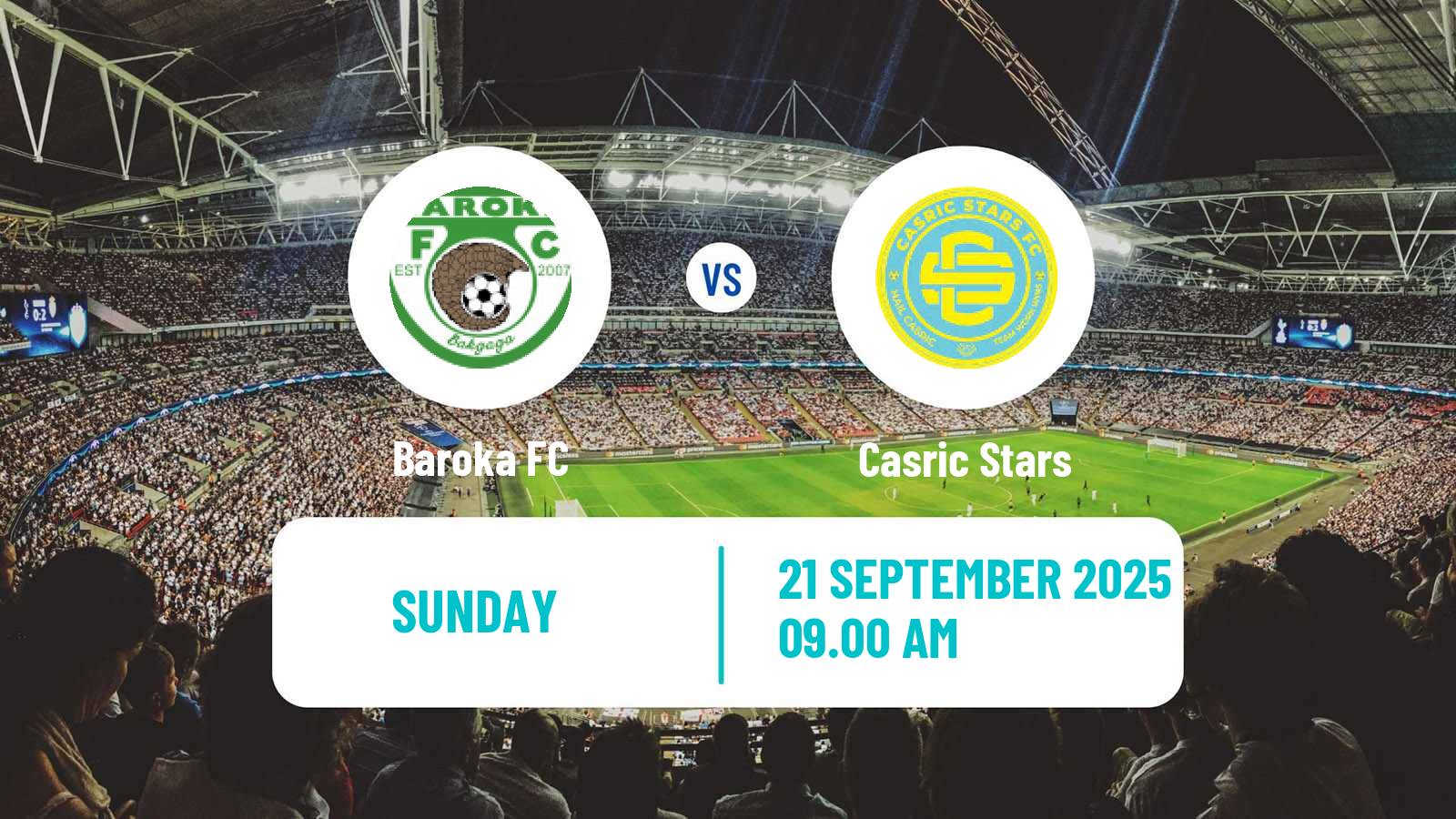 Soccer South African First Division Baroka - Casric Stars