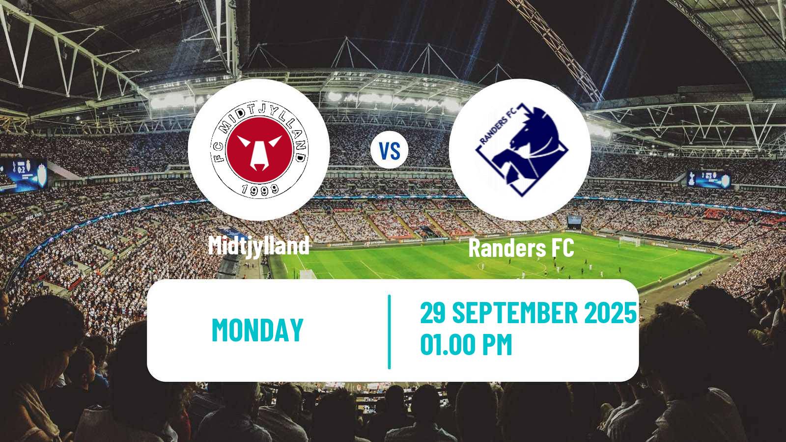 Soccer Danish Superliga Midtjylland - Randers FC