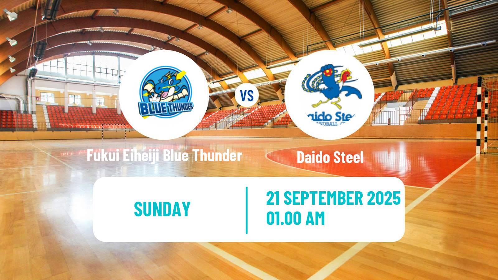 Handball Japan JHL Handball Fukui Eiheiji Blue Thunder - Daido Steel