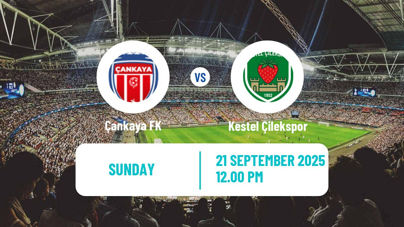 Soccer Turkish 3 Lig Group 1 Çankaya - Kestel Çilekspor