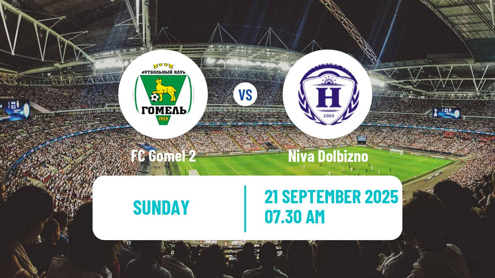 Soccer Belarusian Pershaya Liga Gomel 2 - Niva Dolbizno