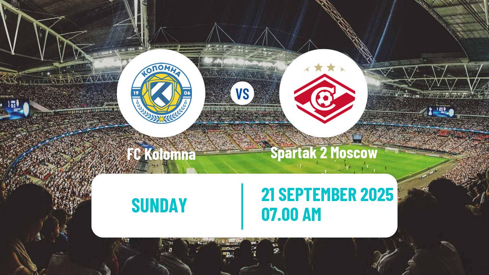 Soccer FNL 2 Division B Group 2 Kolomna - Spartak 2 Moscow