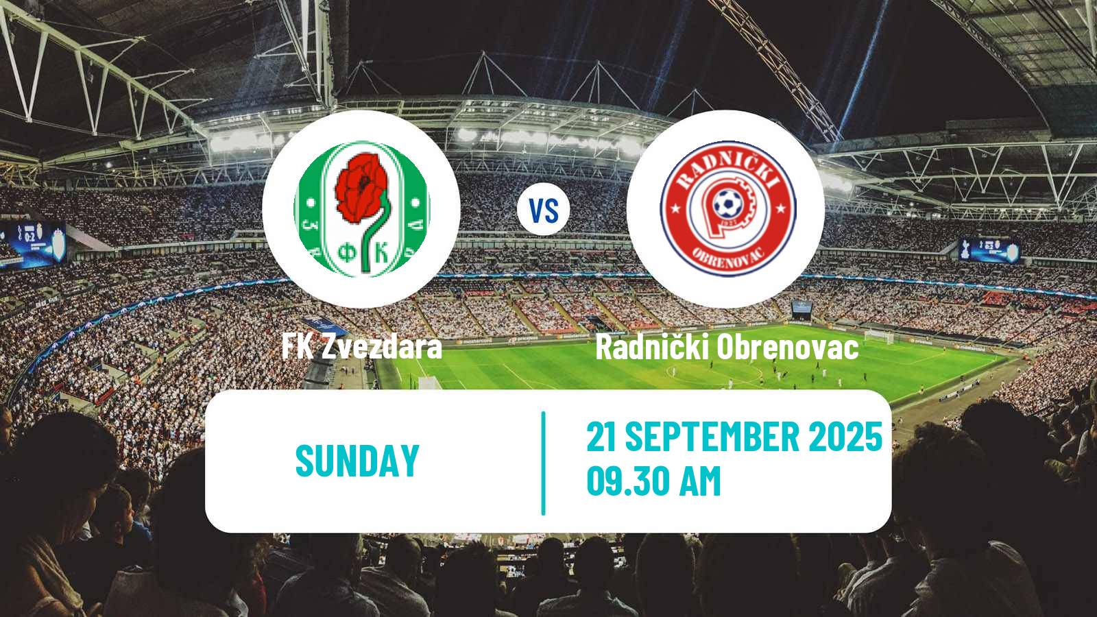 Soccer Serbian Srpska Liga - Belgrade Zvezdara - Radnički Obrenovac