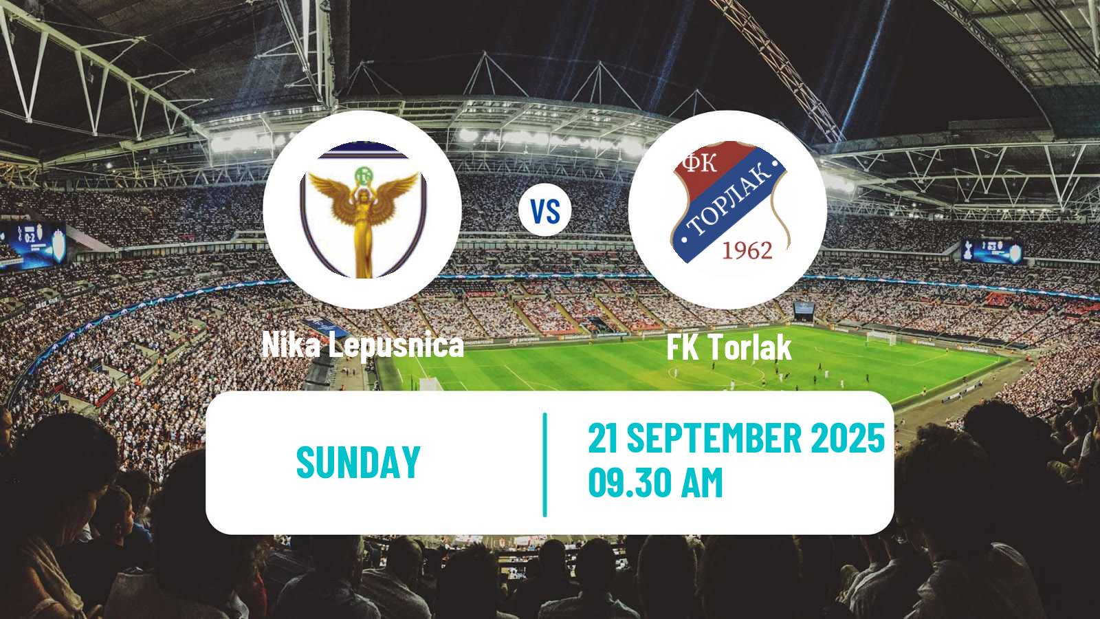 Soccer Serbian Srpska Liga - Belgrade Nika Lepusnica - Torlak