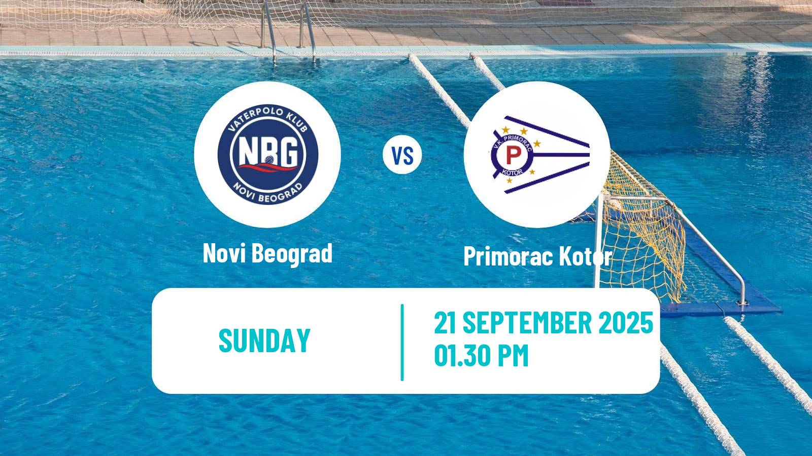 Water polo Champions League Water Polo Novi Beograd - Primorac Kotor