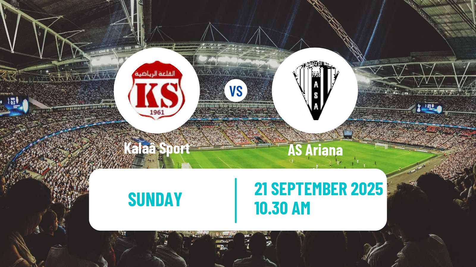 Soccer Tunisian Ligue 2 Kalaâ - Ariana