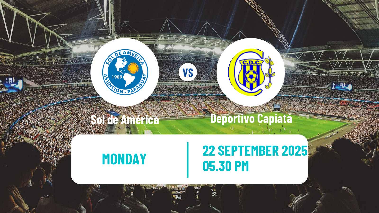 Soccer Paraguayan Division Intermedia Sol de América - Deportivo Capiatá