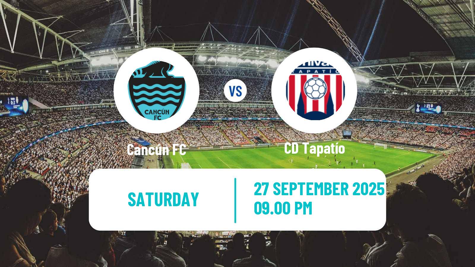 Soccer Mexican Liga de Expansion MX Cancún - Tapatío