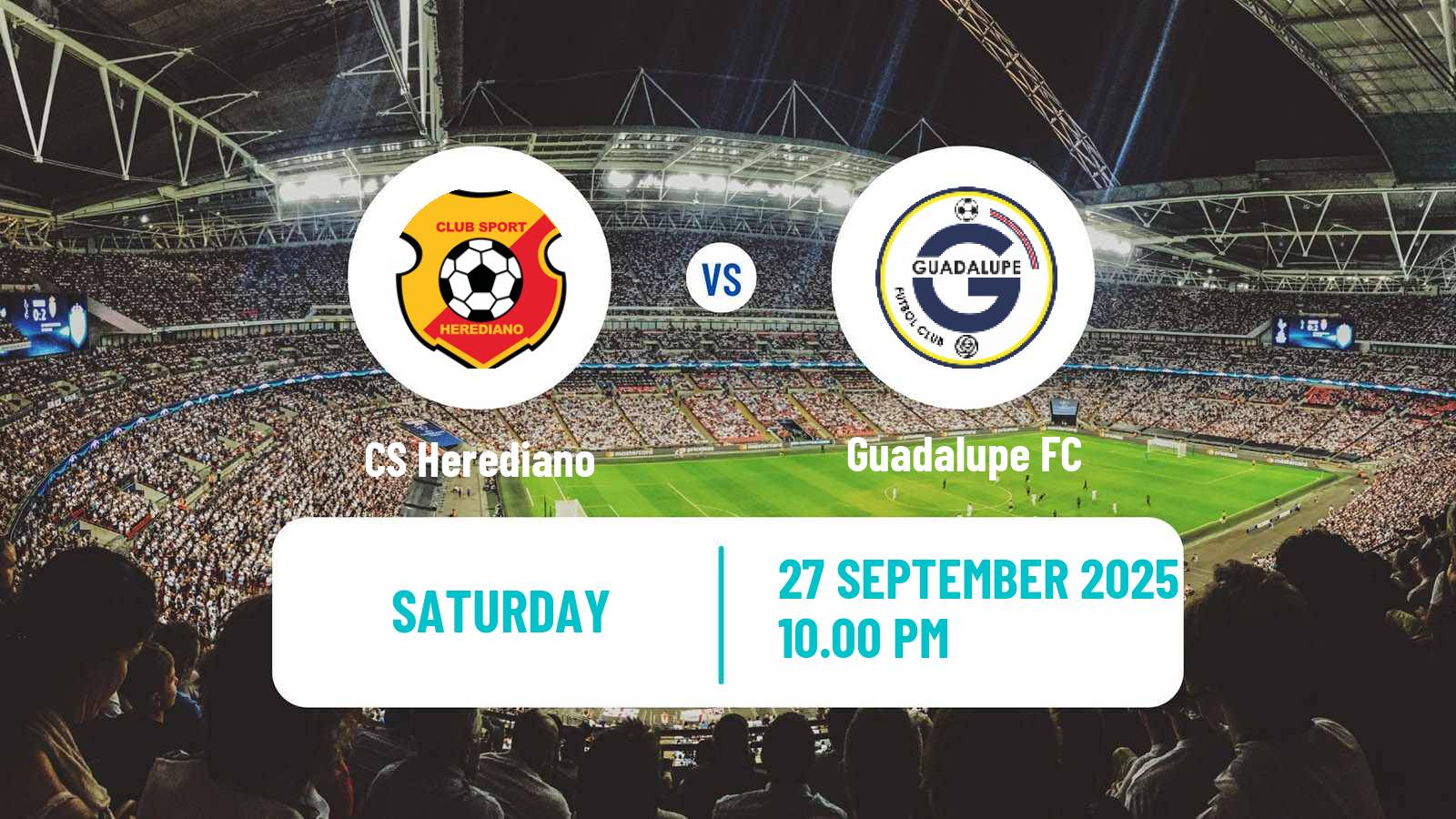 Soccer Costa Rican Primera Division Herediano - Guadalupe