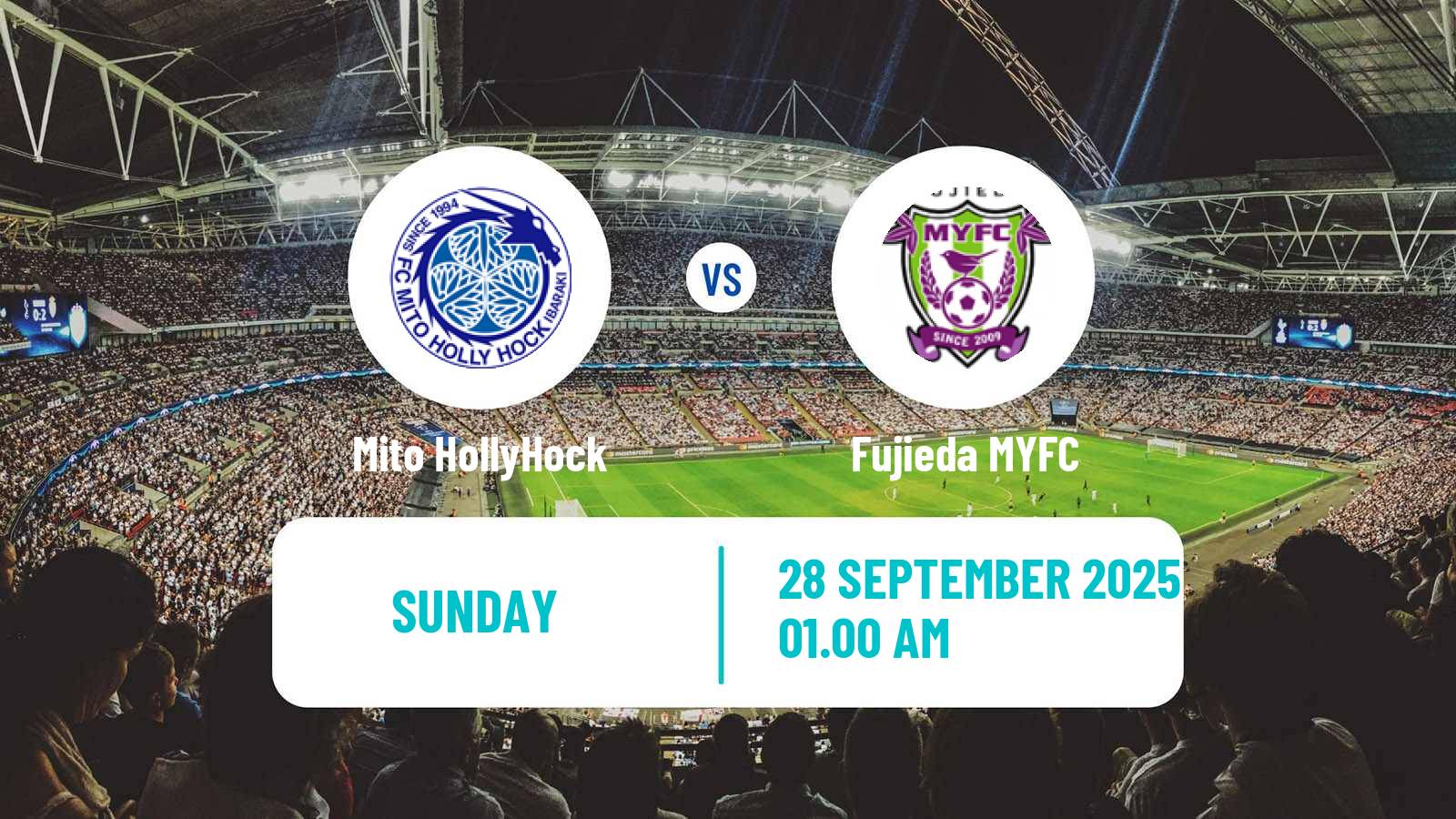 Soccer Japan J2 League Mito HollyHock - Fujieda MYFC
