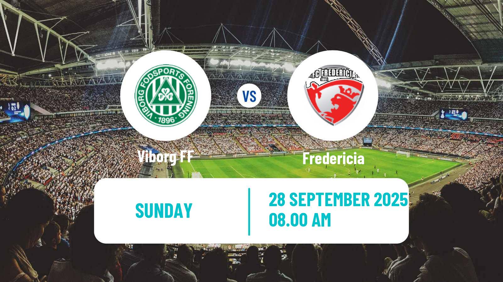 Soccer Danish Superliga Viborg - Fredericia