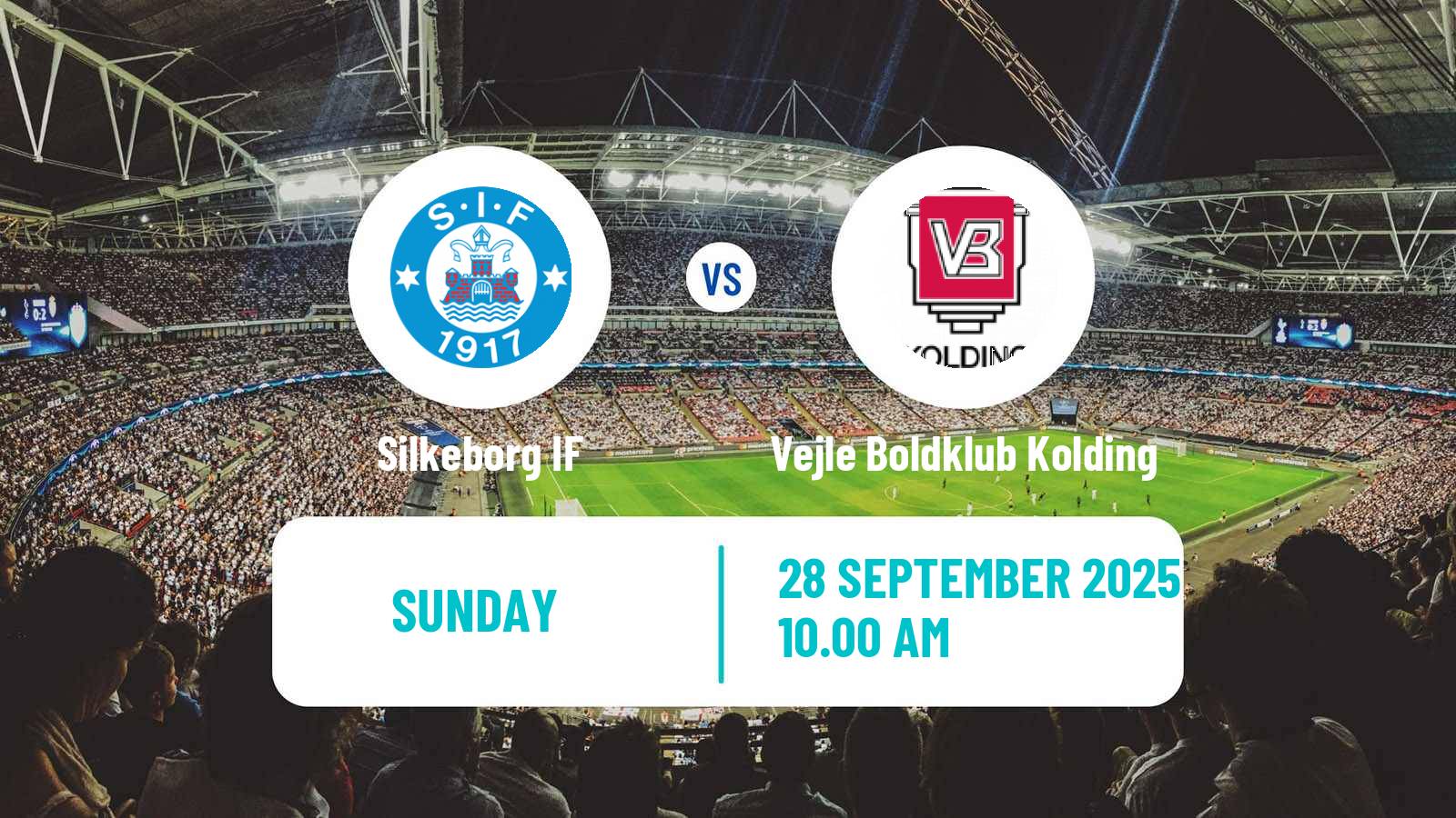Soccer Danish Superliga Silkeborg IF - Vejle Boldklub Kolding