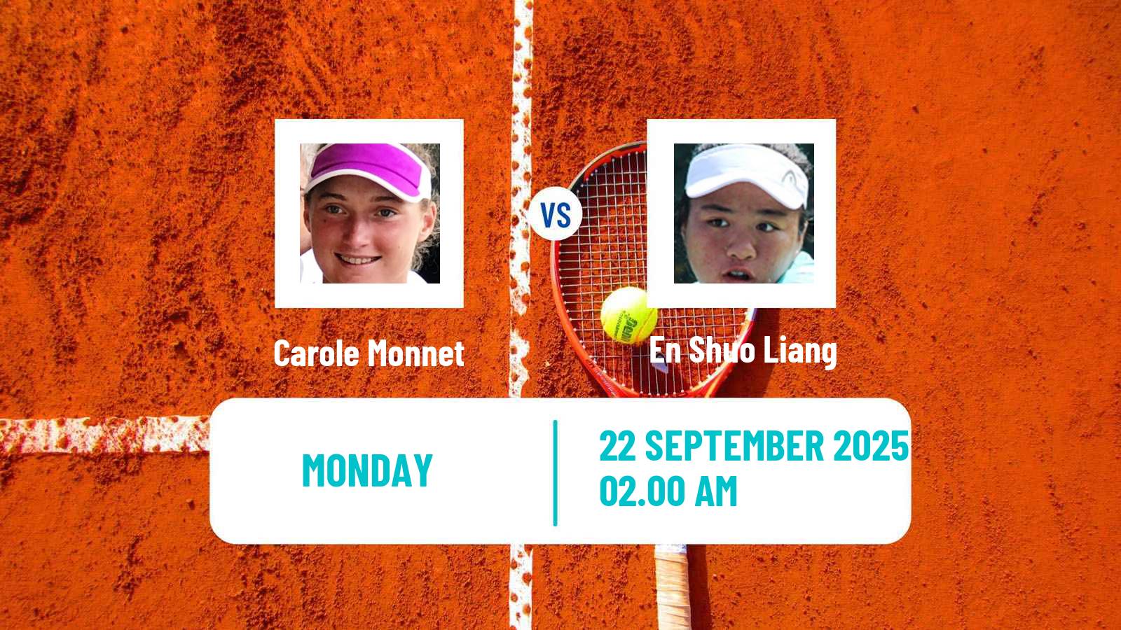 Tennis Jingshan Challenger Women Carole Monnet - En Shuo Liang