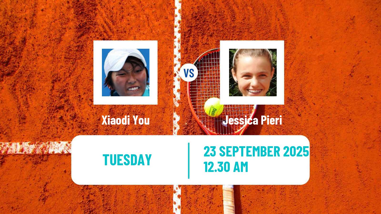 Tennis Jingshan Challenger Women Xiaodi You - Jessica Pieri