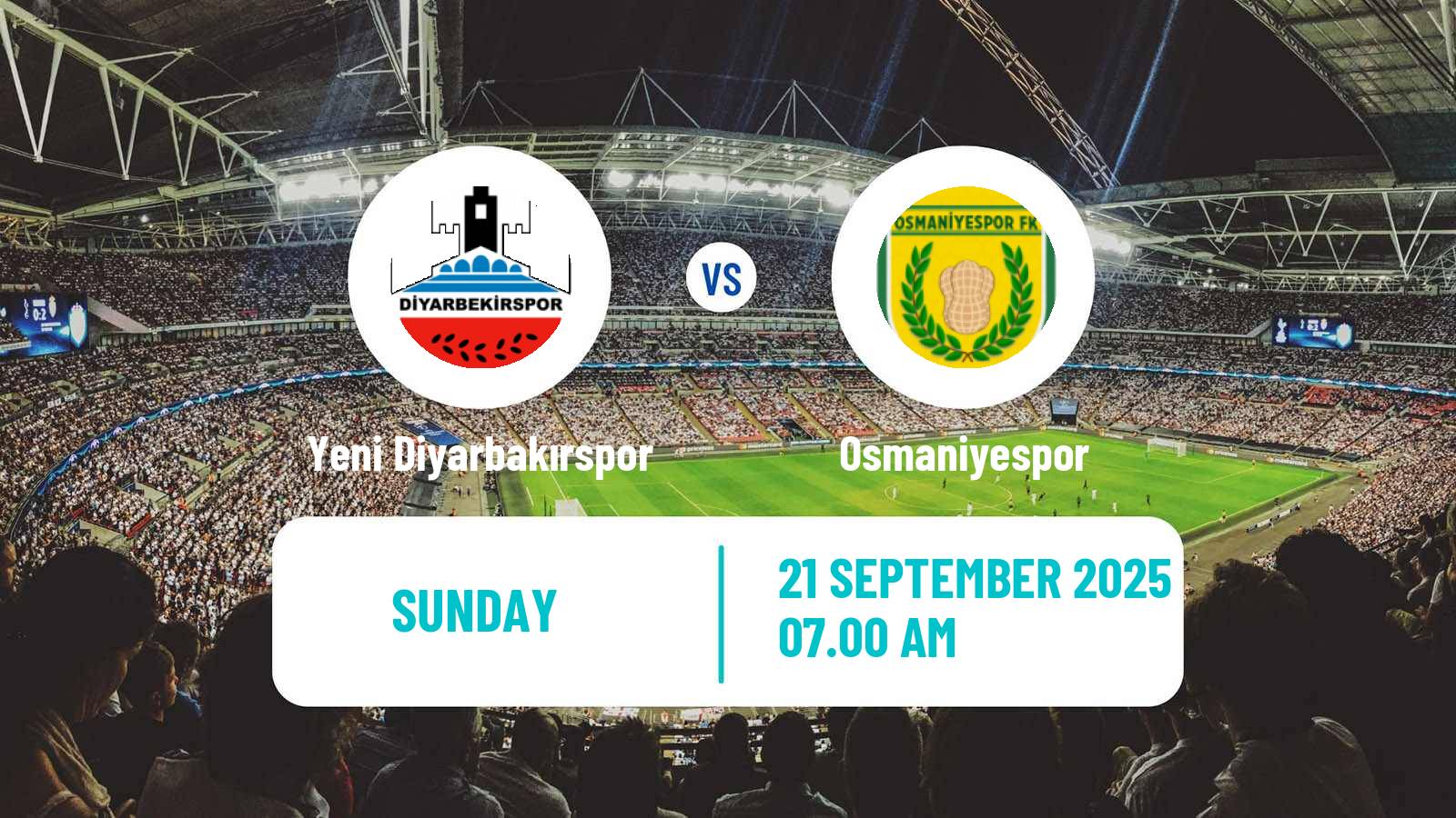 Soccer Turkish 3 Lig Group 2 Yeni Diyarbakırspor - Osmaniyespor