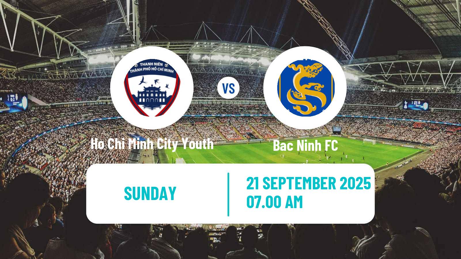 Soccer Vietnamese V League 2 Ho Chi Minh City Youth - Bac Ninh
