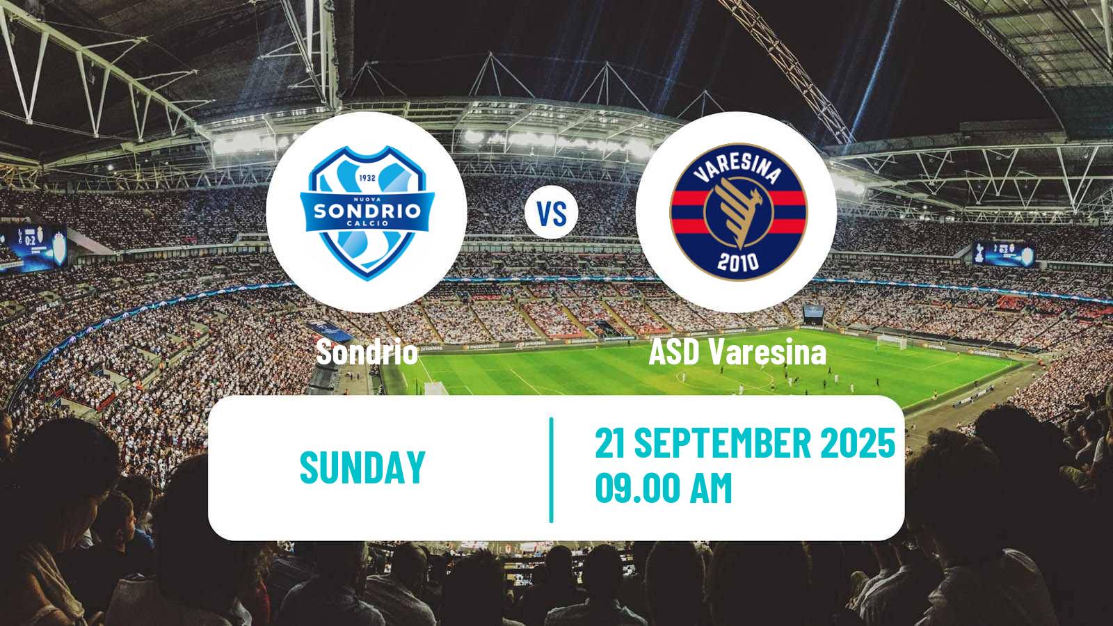 Soccer Italian Serie D - Group B Sondrio - Varesina