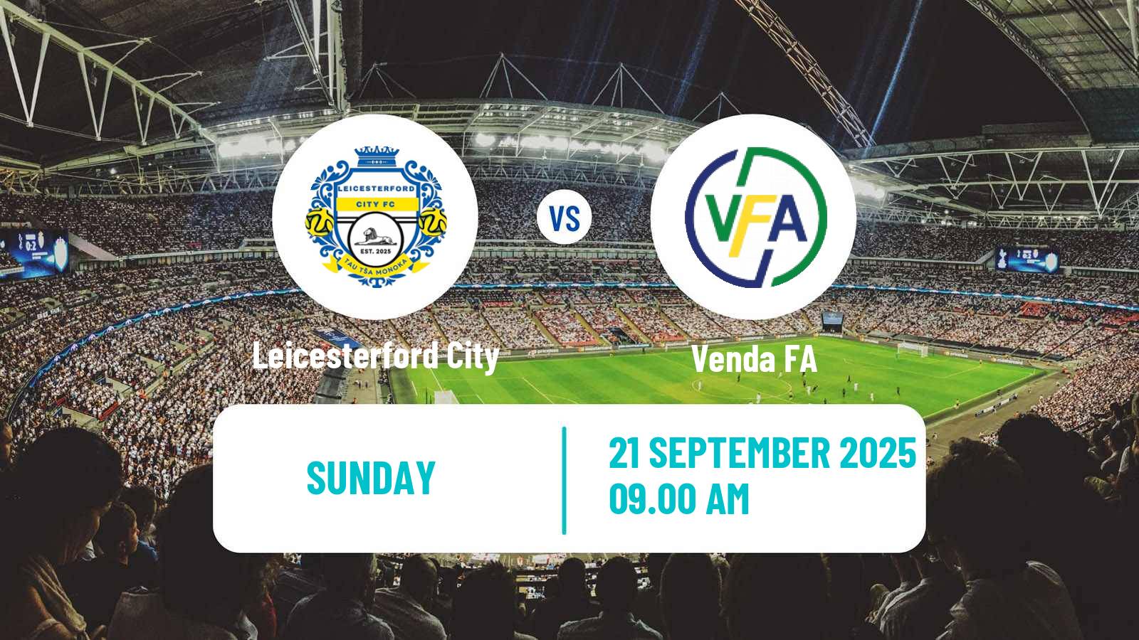Soccer South African First Division Leicesterford City - Venda