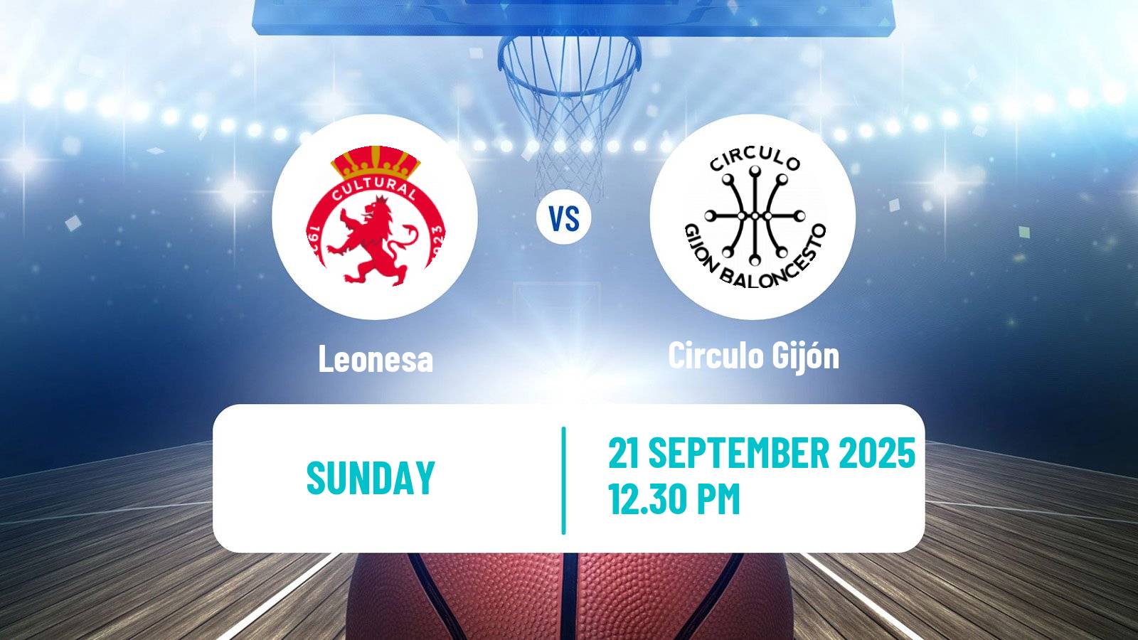 Basketball Spanish Copa Espana Basketball Leonesa - Circulo Gijón