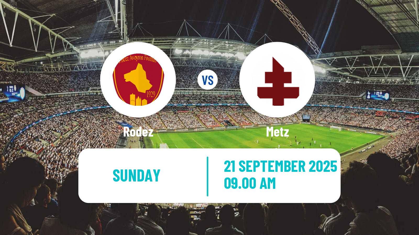 Soccer French Division 2 Women Rodez - Metz