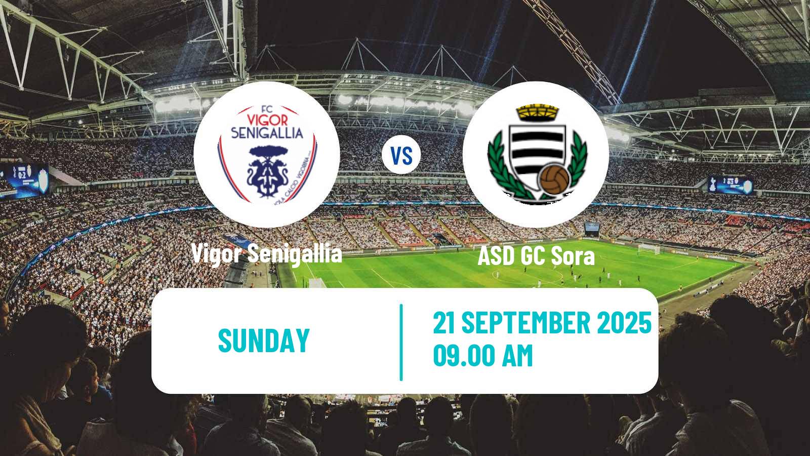 Soccer Italian Serie D - Group F Vigor Senigallia - Sora