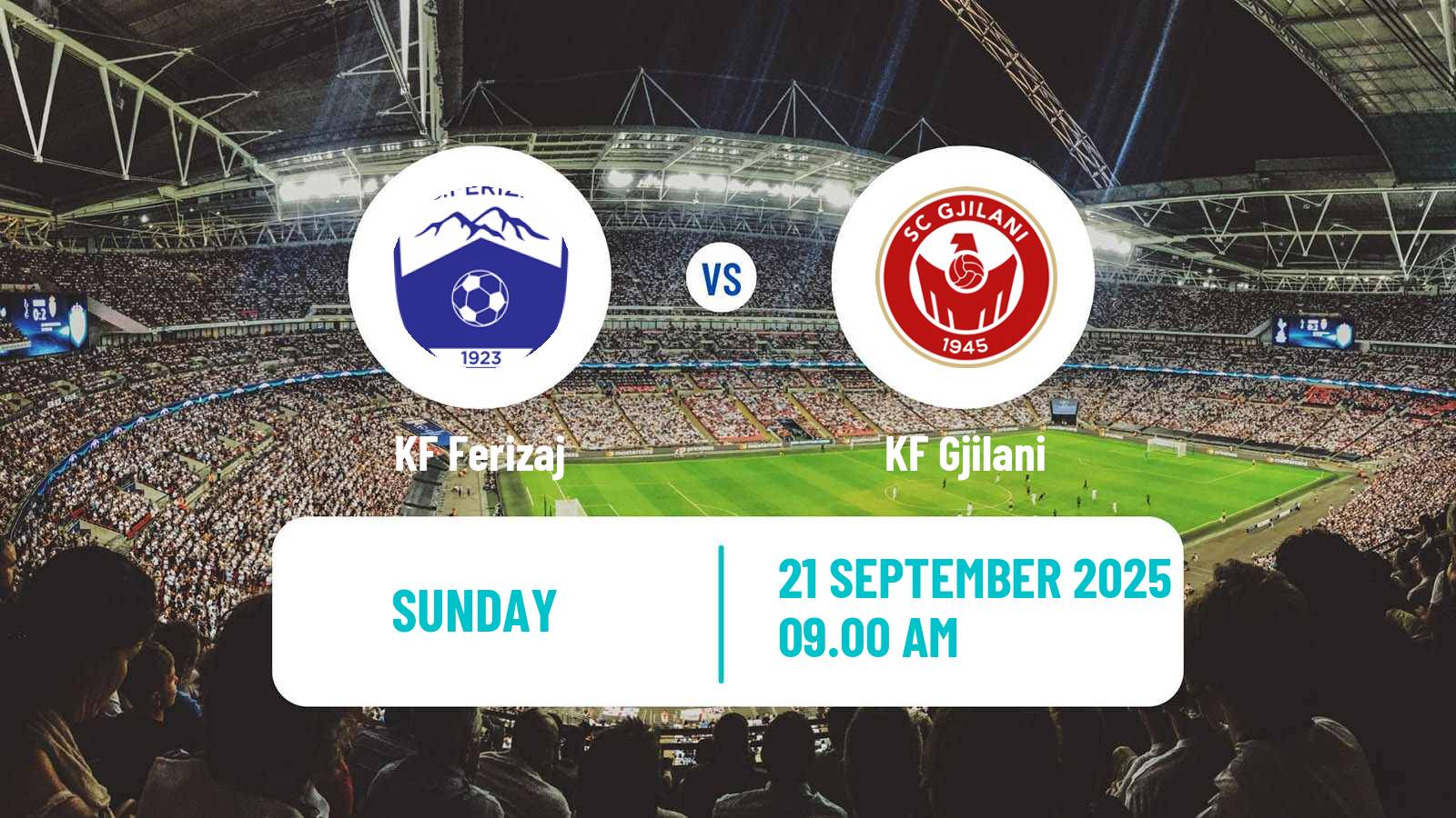 Soccer Kosovo Superliga Ferizaj - Gjilani