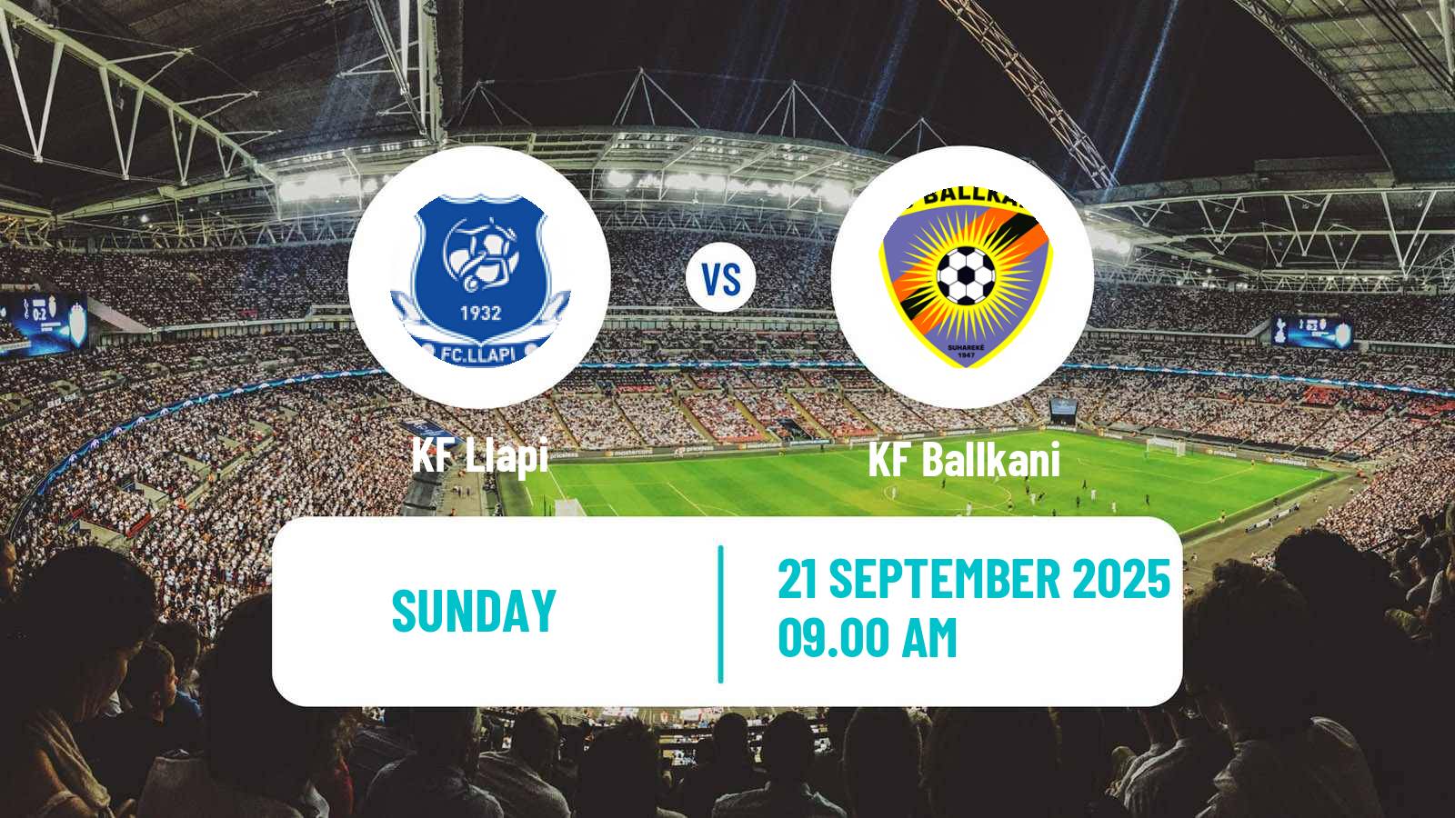 Soccer Kosovo Superliga Llapi - Ballkani