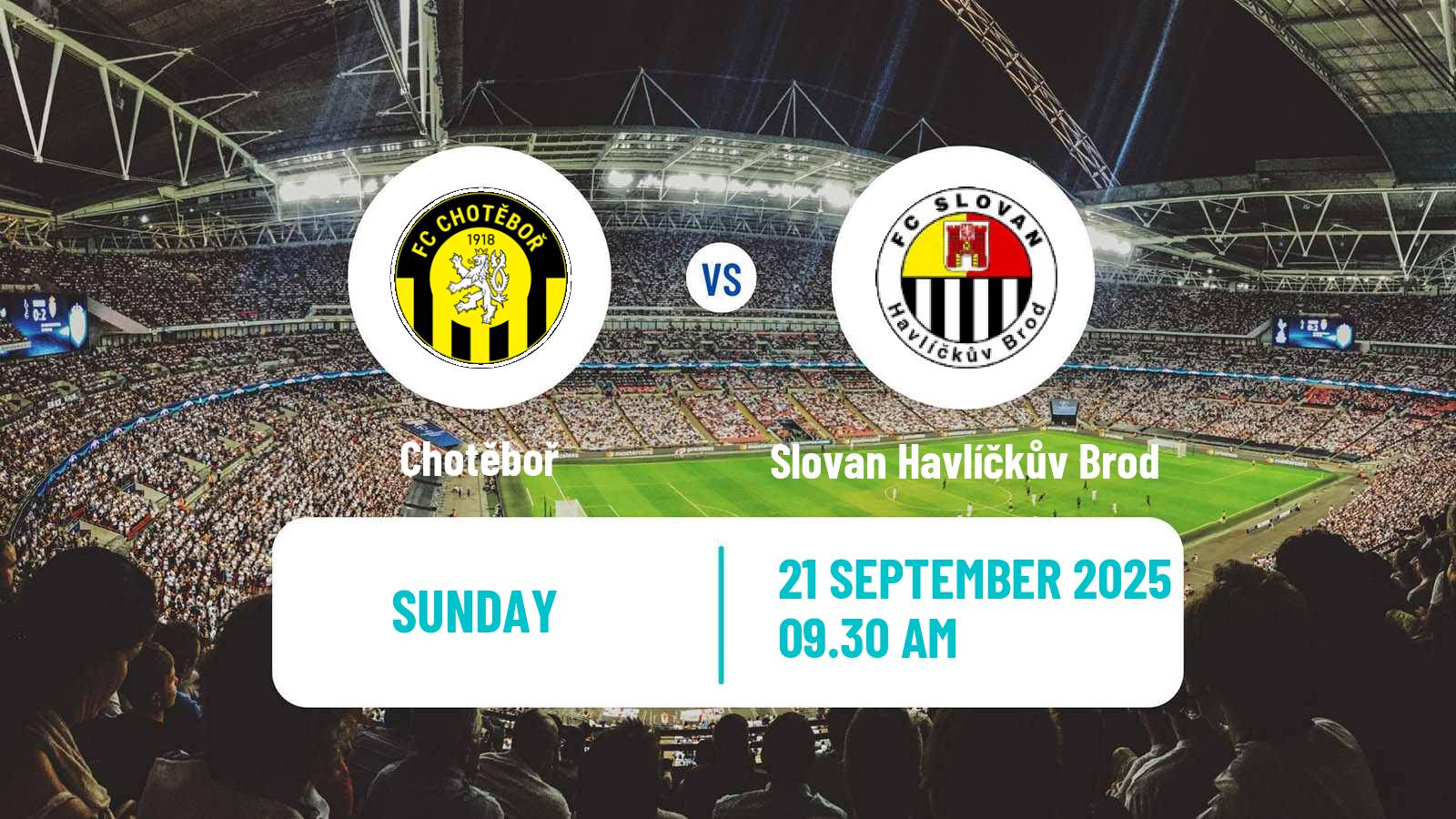Soccer Czech Division D Chotěboř - Slovan Havlíčkův Brod