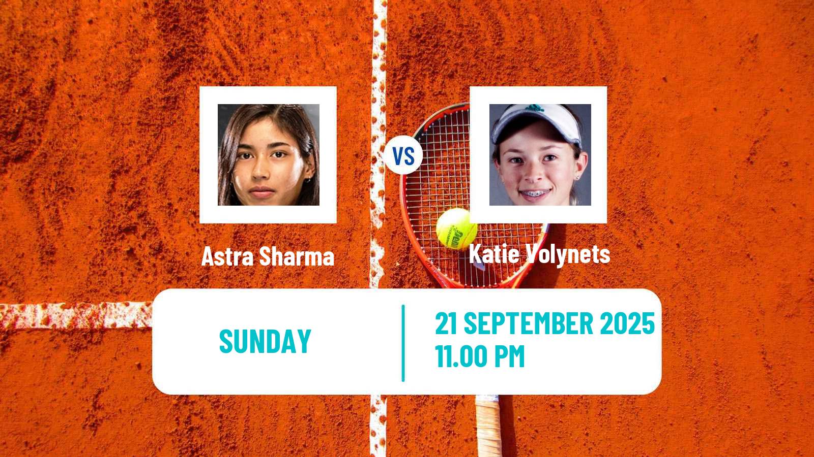 Tennis WTA Beijing Astra Sharma - Katie Volynets