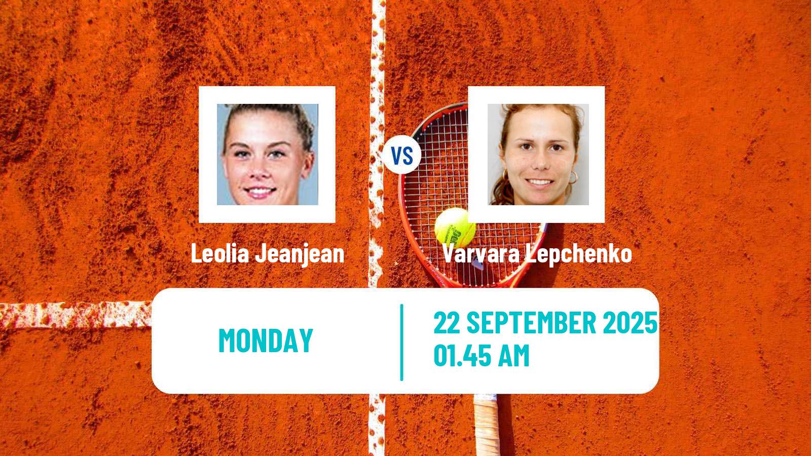 Tennis WTA Beijing Leolia Jeanjean - Varvara Lepchenko