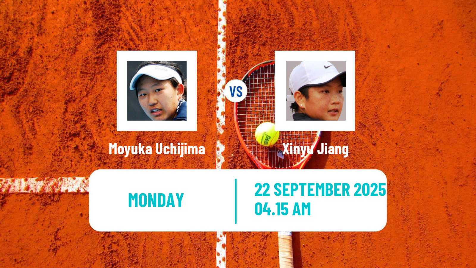 Tennis WTA Beijing Moyuka Uchijima - Xinyu Jiang